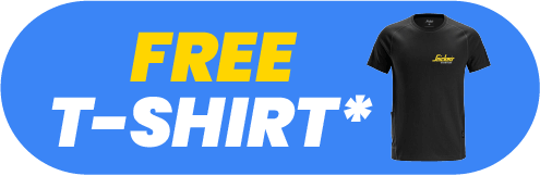 FREE Snickers Stay Fresh Tech T-shirt with 2 Snickers work trousers 6218 or 6318 FREE Snickers Stay Fresh Tech T-shirt with 2 Snickers work trousers 6218 or 6318