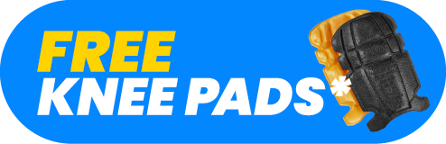 When you purchase two pairs of Snickers long work trousers, you will receive a free set of Snickers knee pads.