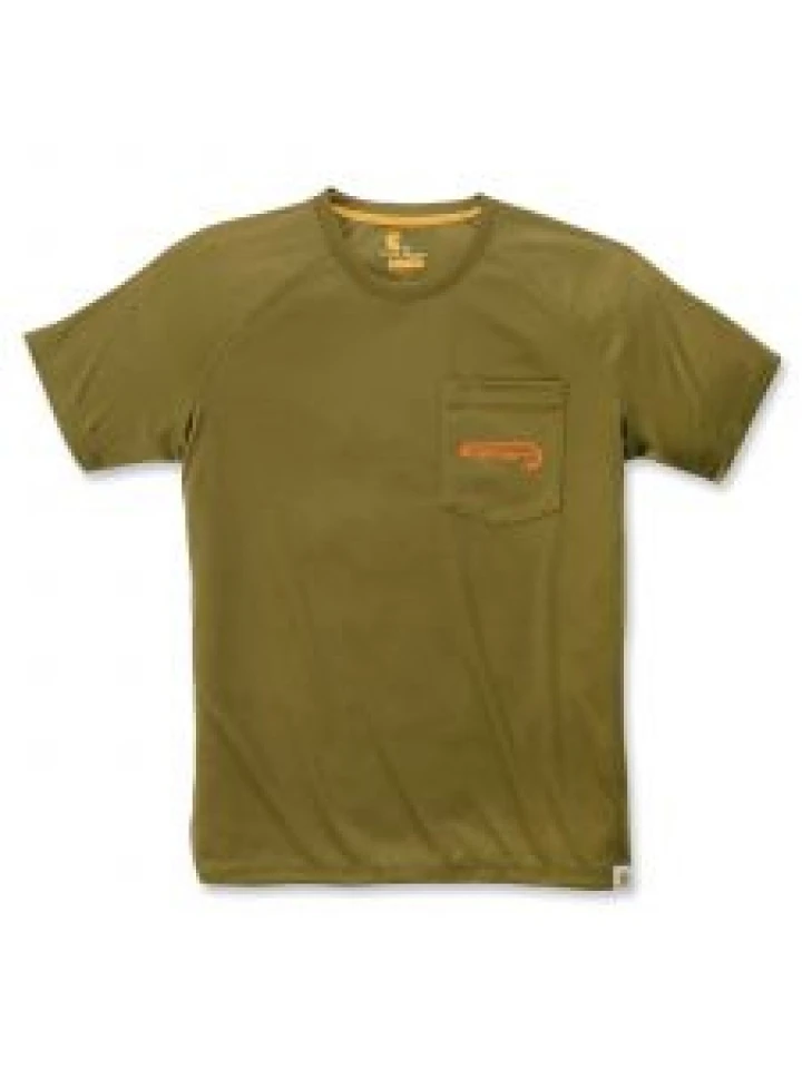 Carhartt 103570 Force Fishing Graphic s/s T-Shirt - Military Olive