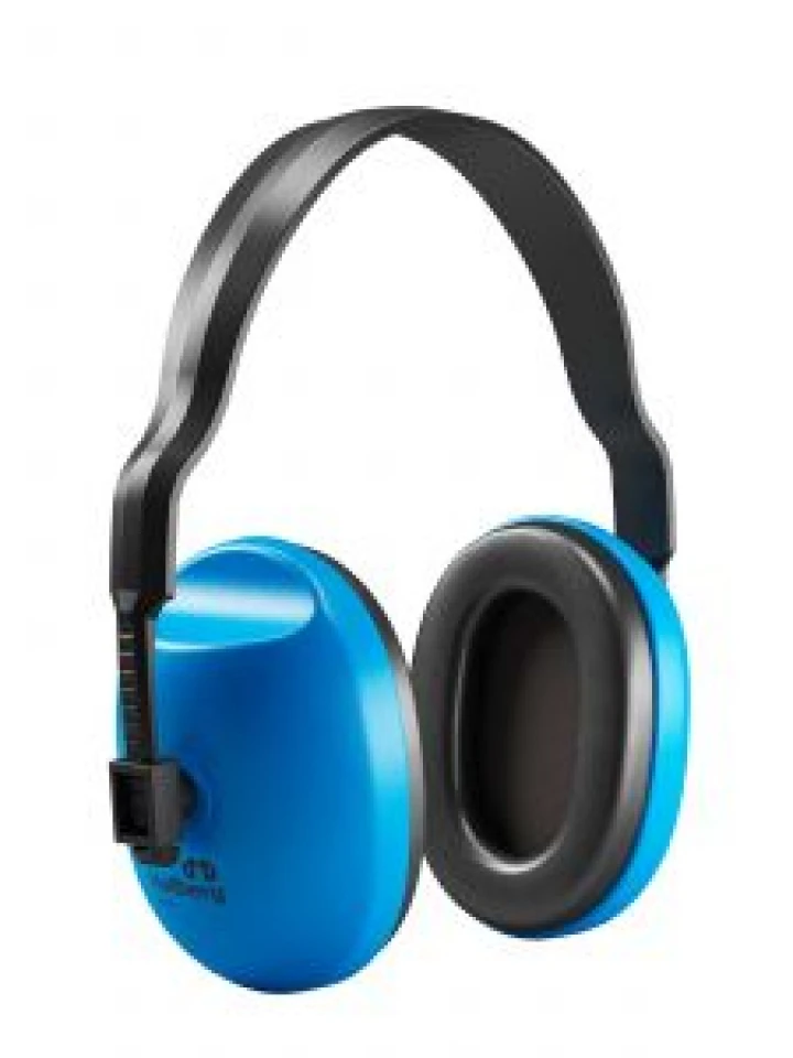 11001 Hearing Protection Children's Earmuffs Junior blue - Hellberg - side front 