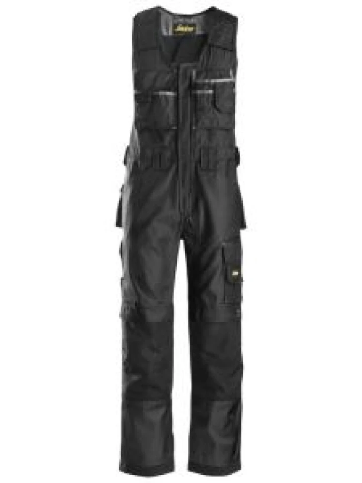 Snickers 0312 Craftsmen, One-piece Trousers DuraTwill - Black