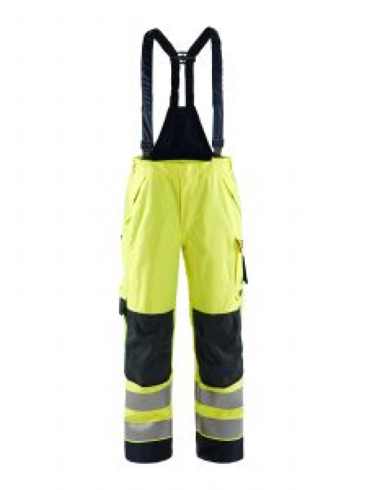 1881-1532 Work Trouser Fireproof Waterproof 3389 Yellow/Navy Blåkläder 71Workx Front
