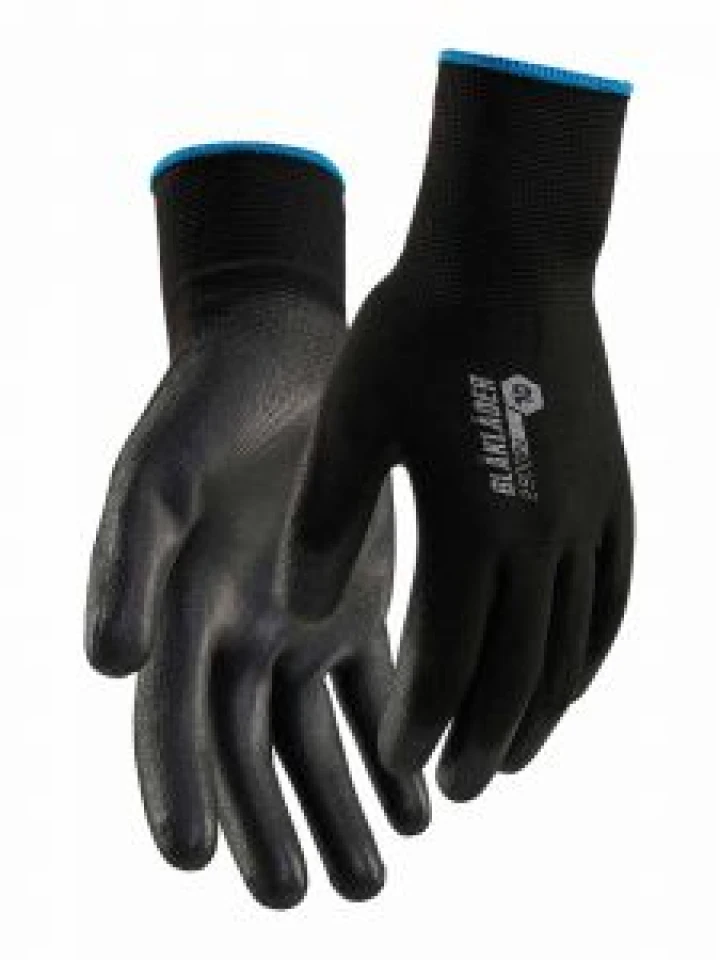 2900-1453 Work Gloves PU-Dipped - 9900 Black - Blåkläder - front