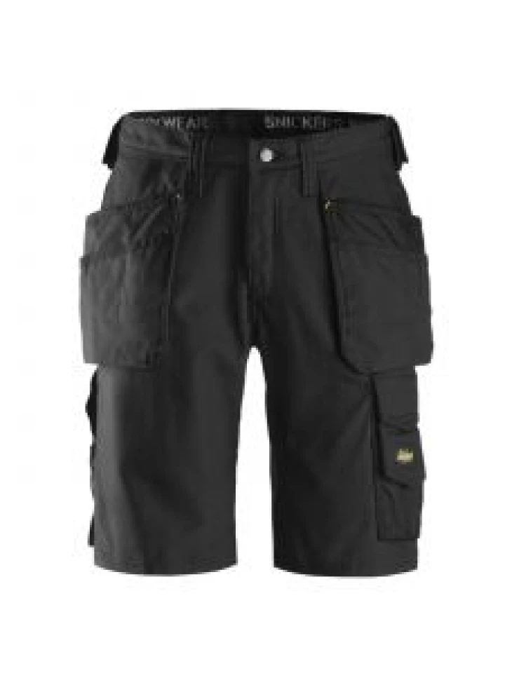 Snickers 3014 Craftsmen, Shorts with Holster Pockets Canvas+ - Black