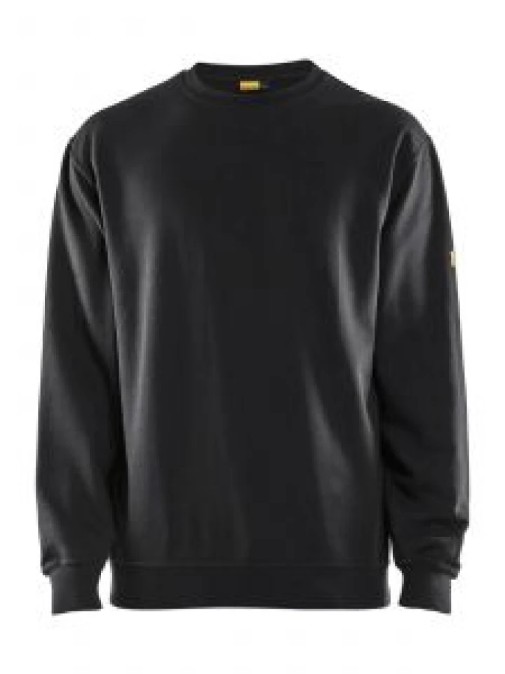 3074-1762 Work Sweater Fireproof 9900 Black Blåkläder 71Workx Front