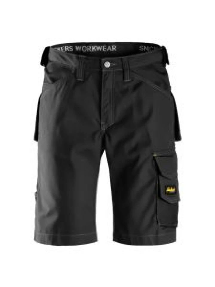 Snickers 3123 Craftsmen, Shorts, Rip Stop - Black