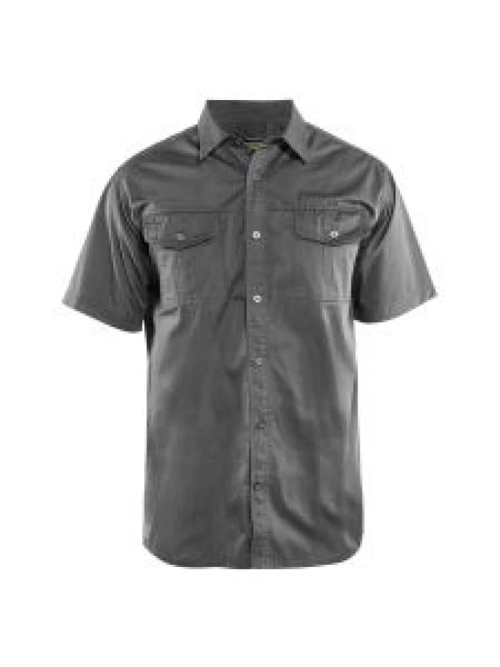 Blåkläder 3296-1190 Shirt Twill s/s - Grey