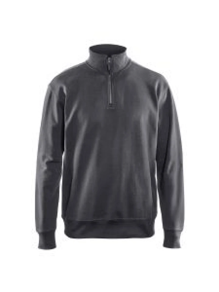 Blåkläder 3369-1158 Sweatshirt Half-Zip - Dark Grey