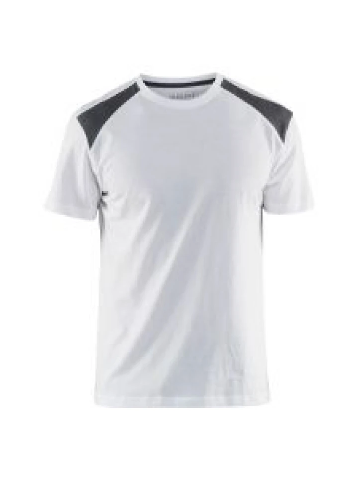 Blåkläder 3379-1042 T-Shirt Bi-Colour - White/Grey