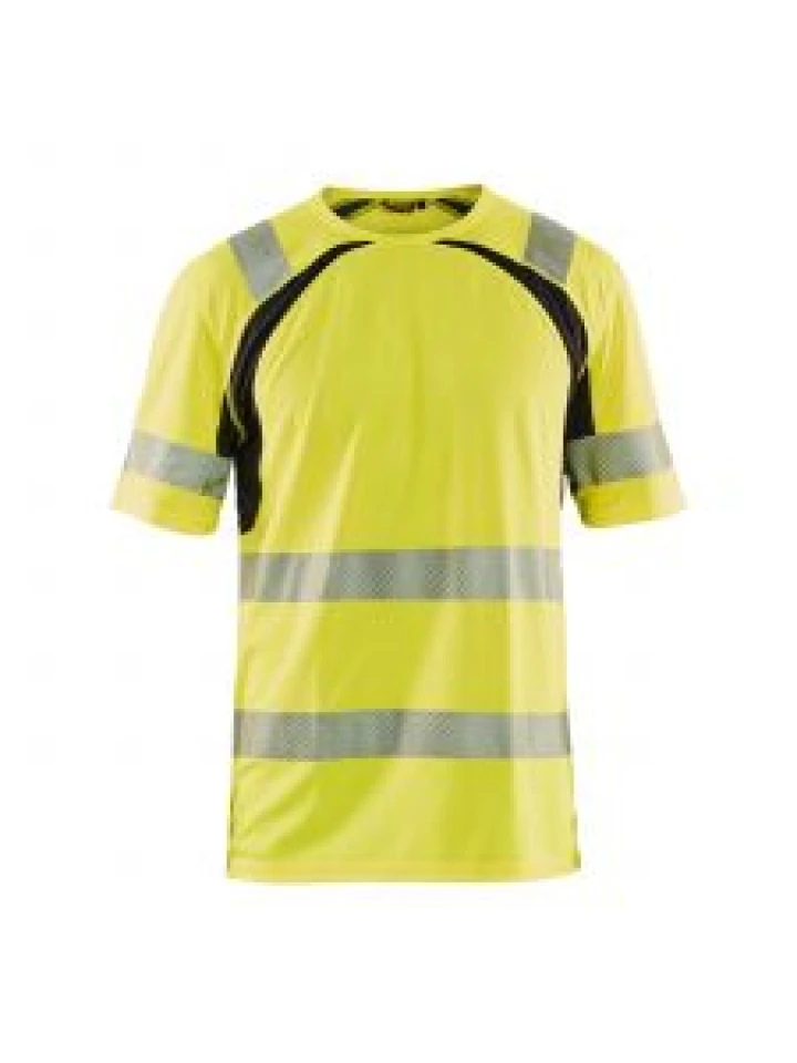UV T-shirt High Vis 3397 High Vis Geel/Zwart - Blåkläder