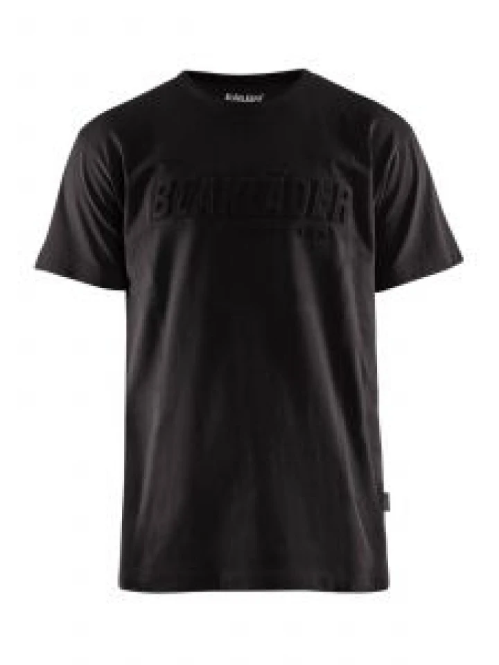 3531-1042 Work T-Shirt 3D 9900 Black Blåkläder 71Workx Front