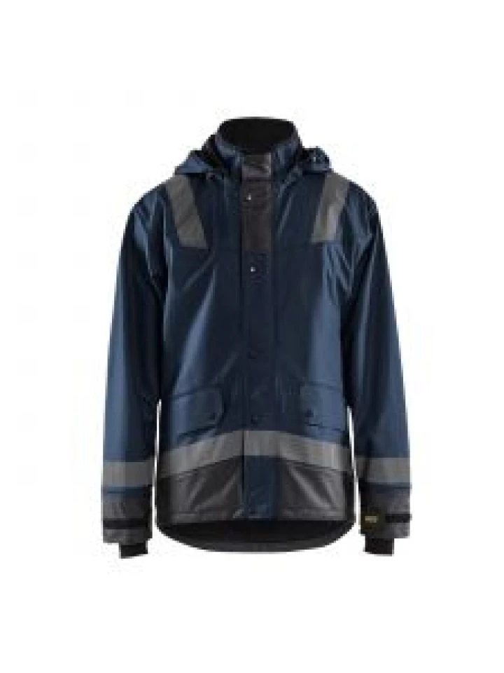 Rain Jacket Level 2 4322 Donker Marineblauw/Zwart - Blåkläder