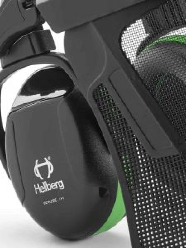 Hellberg SECURE 1H Nylon Mesh Hearing & Vision Protection