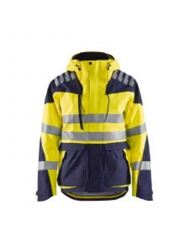 Shell Jacket High Vis Evolution 4490 High Vis Geel/Marineblauw - Blåkläder