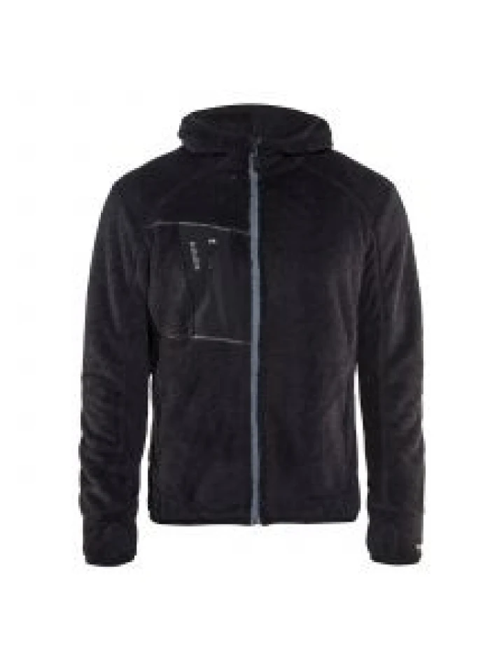 Furry Pile Jacket 4863 Zwart/Zilver - Blåkläder