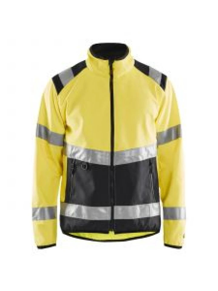 High Vis Softshell Jacket 4877 High Vis Geel/Zwart - Blåkläder