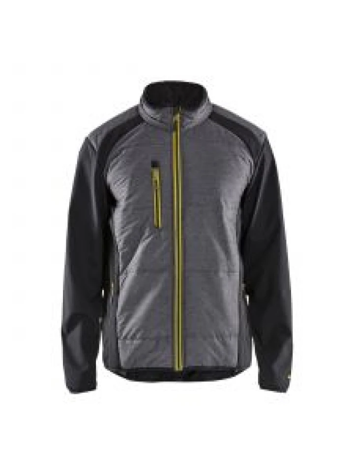 Hybrid Jacket 4929 Zwart/High Vis Geel - Blåkläder