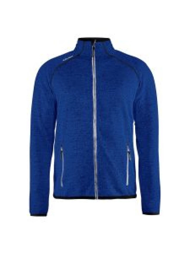 Blaklader Workwear Fleece Jacket Cornflower Blue/Black S Blaklader Workwear Fleece Jacket Cornflower Blue/Black S