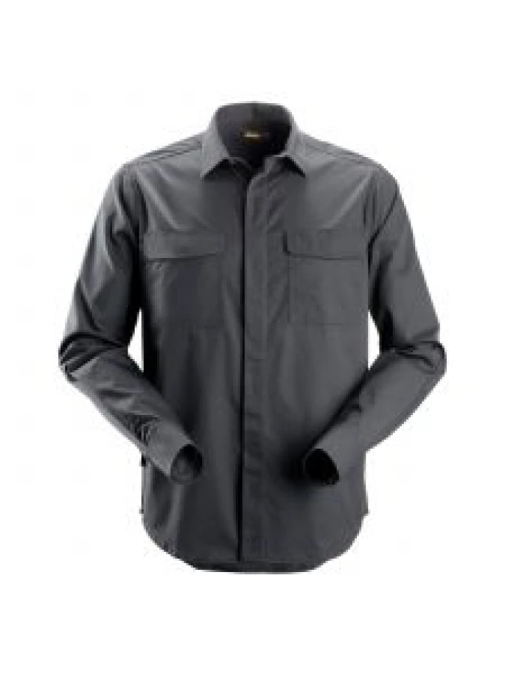 Snickers 8510 Service Shirt l/s - Steel Grey