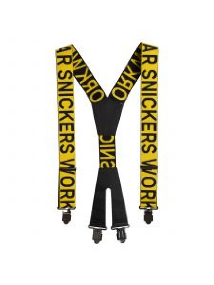 Snickers 9064 Logo Braces - Yellow/Black