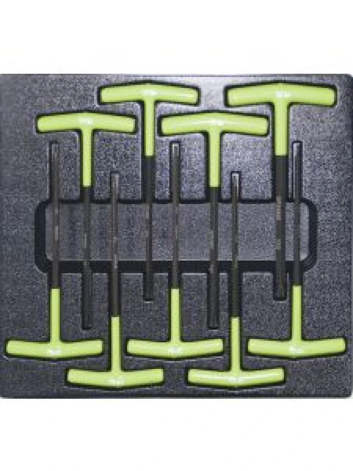 T-Handle Torx Hex Key Set 9pc - Magnetic - SP Tools