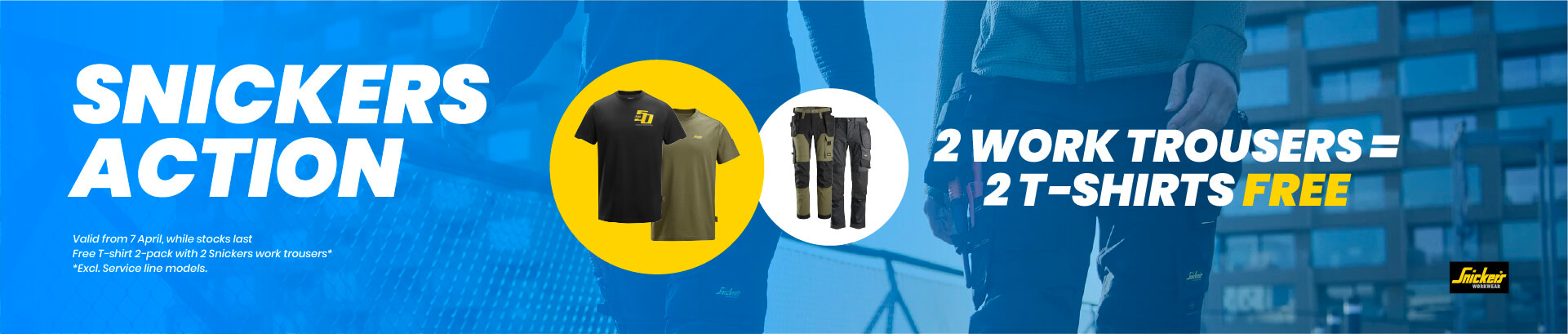 Snickers work trousers | The workplace hero