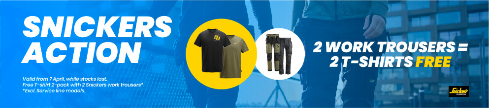 Snickers work trousers | The workplace hero