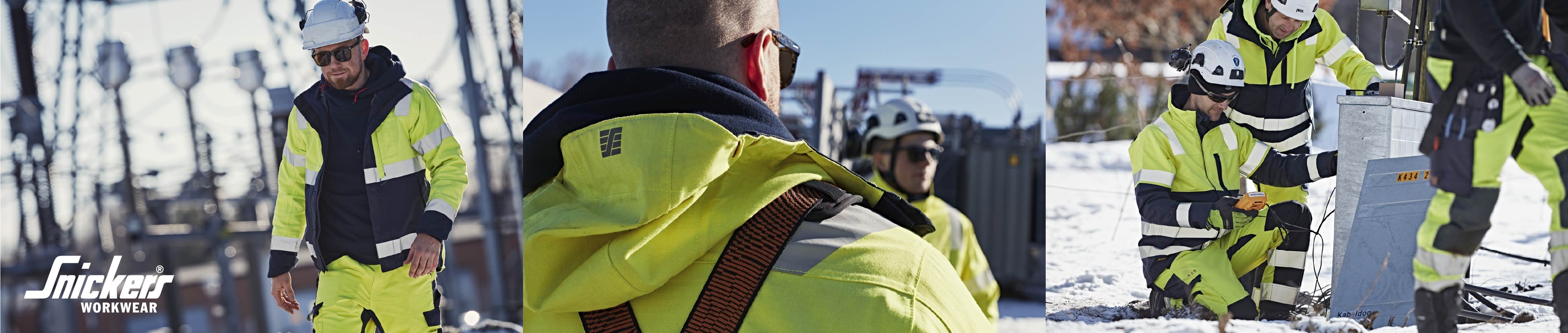 High vis work jackets