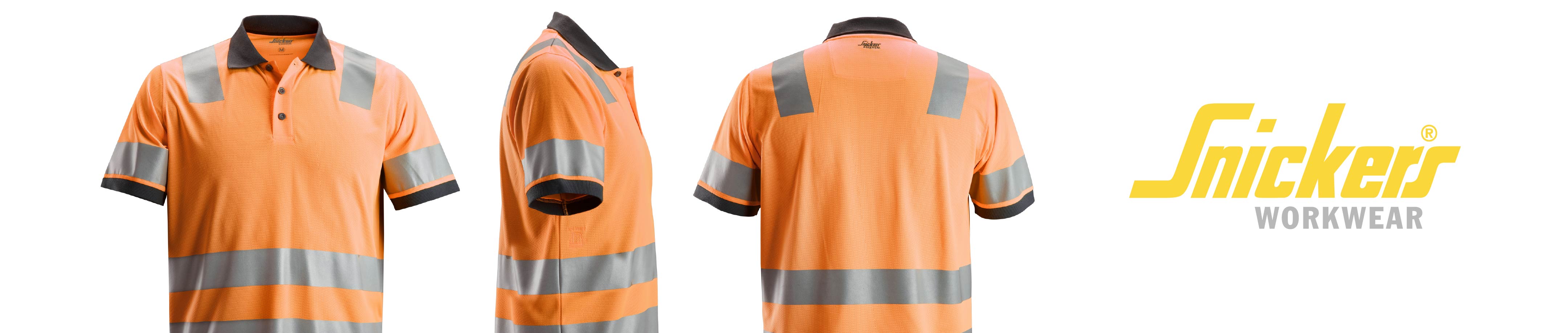 High vis work polos