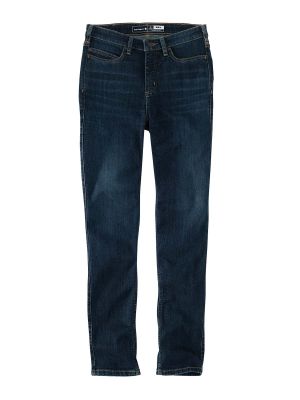 104976 Women's Work Jeans Slim-fit Rugged Flex Carhartt 71workx Hazel H82 front