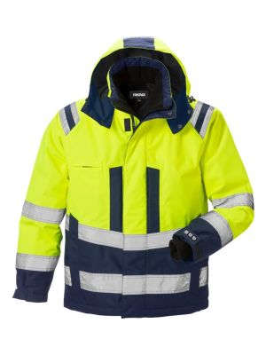 Fristads High vis Airtech winter jacket class 3 4035 GTT - 171 Hi-Vis Yellow/Navy - M