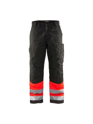 Winter Trouser High Vis 1862 High Vis Rood/Zwart  - Blåkläder