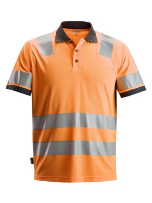 Snickers 2730 AllroundWork, High-Vis Polo Shirt, Class 2 - High Vis Orange Snickers 2730 AllroundWork, High-Vis Polo Shirt, Class 2 - High Vis Orange