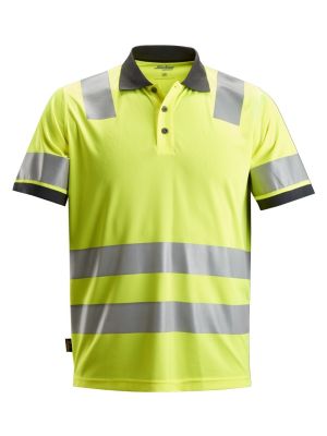Snickers 2730 AllroundWork, High-Vis Polo Shirt, Class 2 - High Vis Yellow Snickers 2730 AllroundWork, High-Vis Polo Shirt, Class 2 - High Vis Yellow