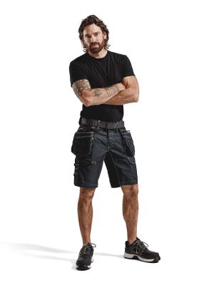 Blåkläder 1992-1141 Craftsman Shorts Stretch Denim - Navy Blue