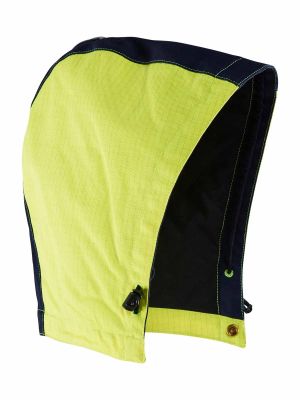 2169-1514 Hood Flame Retardant - Hi Vis Yellow/Navy 3389 - Blåkläder front