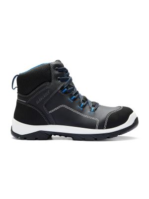 2434 Safety Shoes S3 Retro High Blåkläder 9900 Black 71workx side left