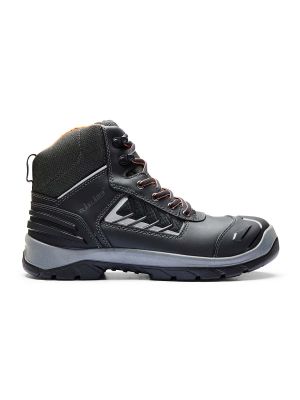 2452 Safety Shoes shoes S3 Elite High Blåkläder 9900 Black 71workx side left
