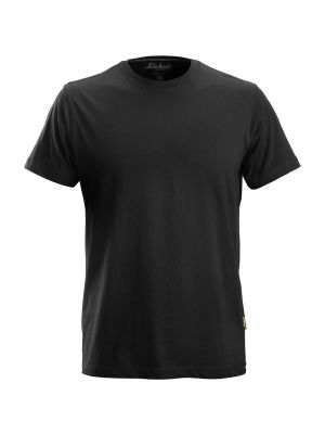 2502 Work T-Shirt Classic Cotton Black 0400 Snickers 71workx front 2502 Work T-Shirt Classic Cotton Black 0400 Snickers 71workx front