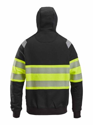 2838 High Vis Work Hoodie Zip Class 1 - Snickers