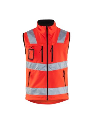 High Vis Softshell Vest 3049 High Vis Rood - Blåkläder