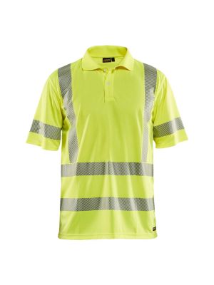 Blåkläder 3428 Polo Short Sleeve UV High Vis 3300 Yellow 71workx Front Blåkläder 3428 Polo Short Sleeve UV High Vis 3300 Yellow 71workx Front