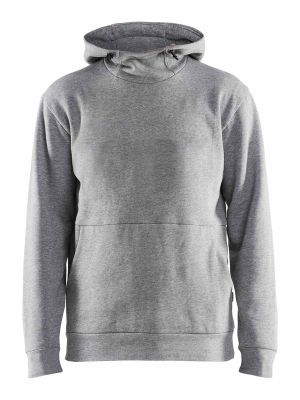 34301157 Work Hoodie with Drawstring Grey Melange 9000 Blåkläder 71workx front 34301157 Work Hoodie with Drawstring Grey Melange 9000 Blåkläder 71workx front