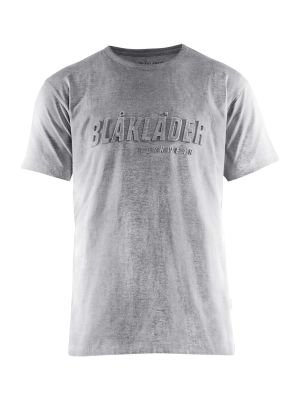3531-1043 Work T-shirt 3D 9000 Grey Melange Blåkläder 71Workx front 3531-1043 Work T-shirt 3D 9000 Grey Melange Blåkläder 71Workx front