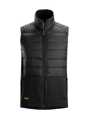 4902 work vest Hybrid FlexiWork Snickers 71workx Black - 0404 voor