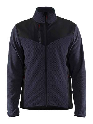 5942-2536 Work vest Softshell Knitted Blåkläder Dark Navy/Black 8699 71workx front