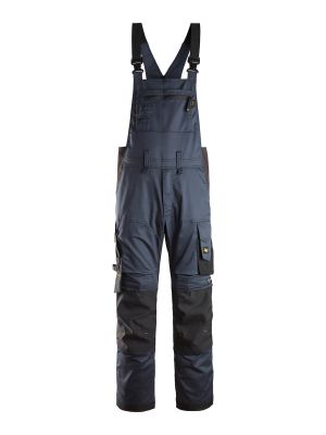 6051 Bib & Brace Overall Stretch Allroundwork Navy 9504 Snickers 71workx front 6051 Bib & Brace Overall Stretch Allroundwork Navy 9504 Snickers 71workx front