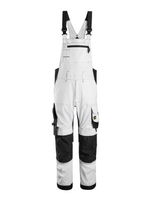 6051 Bib Brace Overall Stretch Allroundwork black White 0904 Snickers 71workx front 6051 Bib Brace Overall Stretch Allroundwork black White 0904 Snickers 71workx front