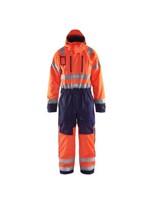 Winter Overall, High Vis 6763 High Vis Oranje/Marineblauw - Blåkläder