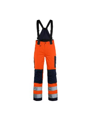 Ladies High Vis Trouser 7885 High Vis Oranje/Marineblauw  - Blåkläder